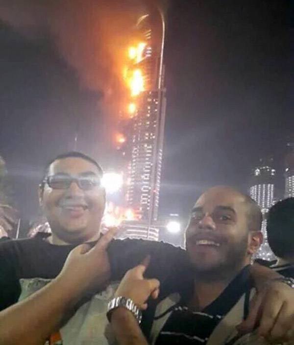 Dubaihotel Fireselfie