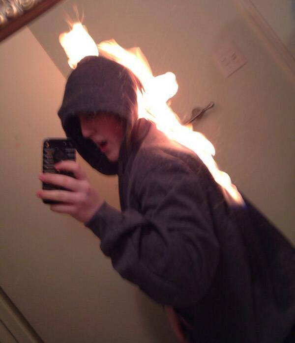 Onfire Selfie