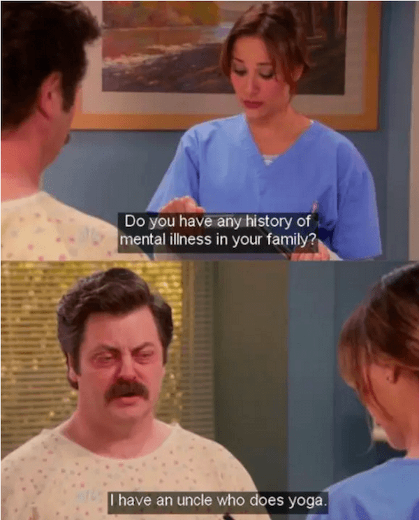 Yoga Ron Swanson Quotes