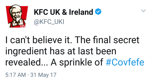 Kfc Covfefe