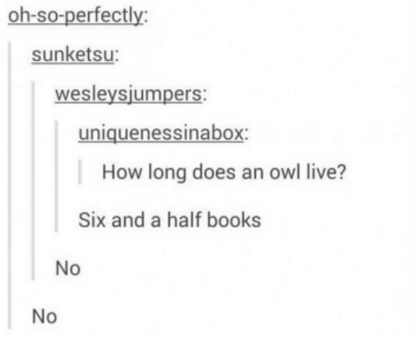 Owl Live Harry Potter Memes