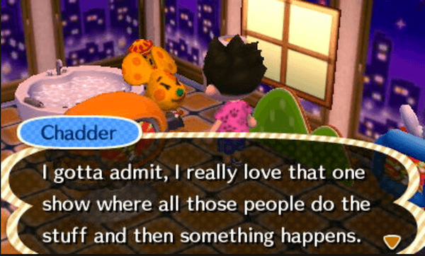 Dirty Animal Crossing Dialog