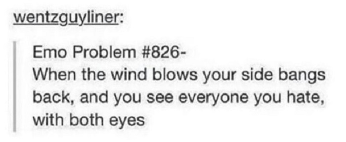 When The Wind Blows Your Bangs