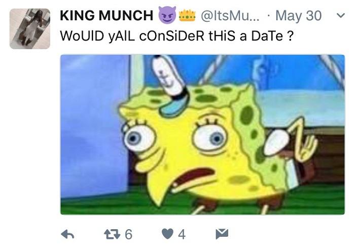 Spongebob Meme Date