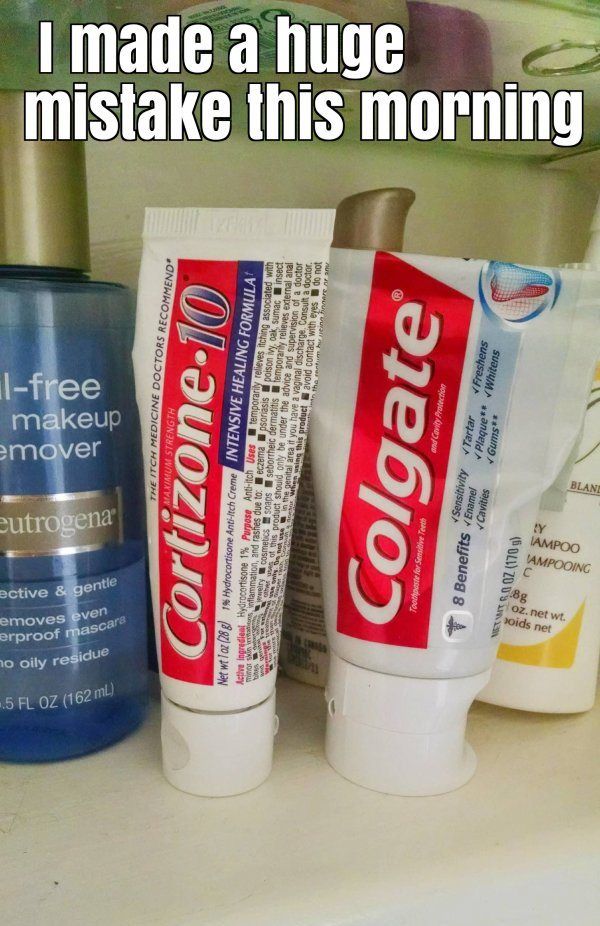 Toothpaste Mistake