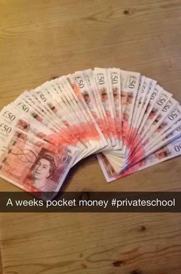 Weeks Pocket Money