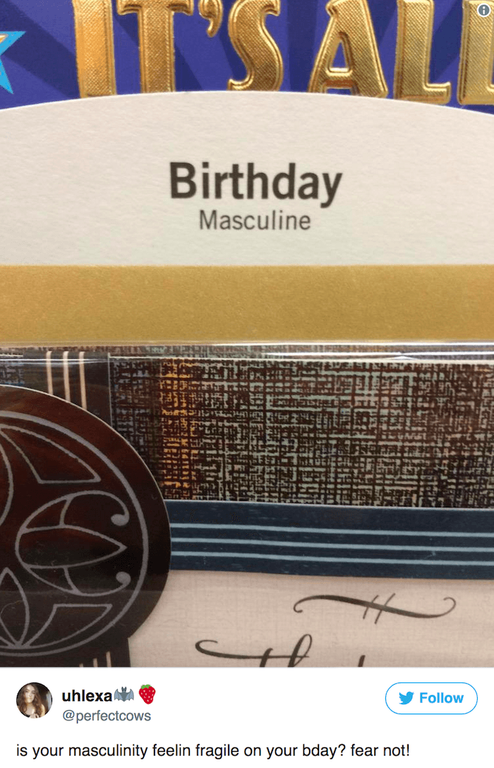 Masculine Bday