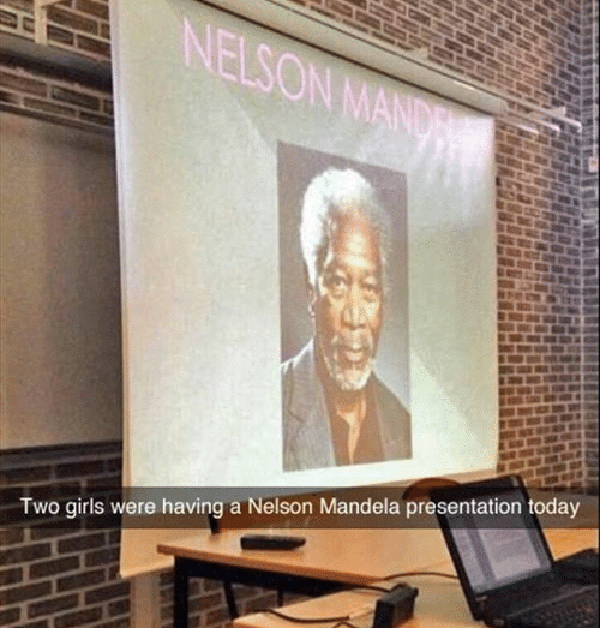 Morgan Freeman Funny Class Presentations