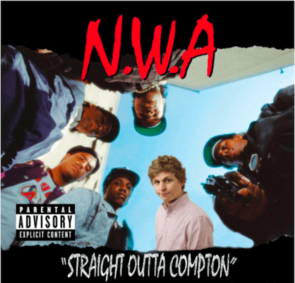 NWA Michael Cera Album Covers