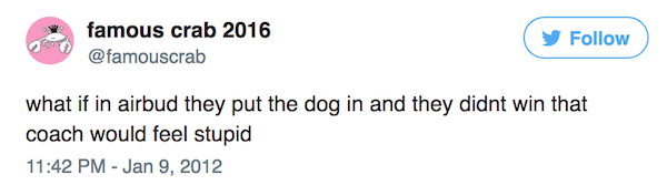 Funny Sports Tweets Airbud