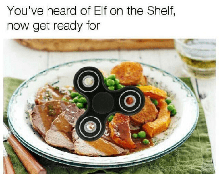 Fidget Spinner On Dinner