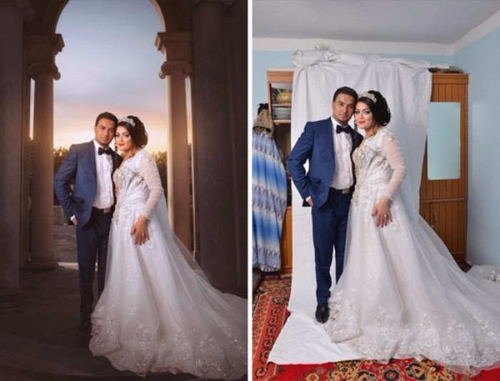 Photoshop wedding Reality