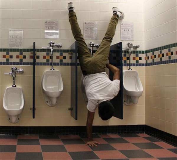 Handstand Pee