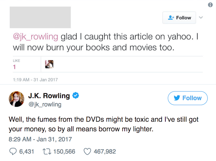 Funny Celebrity Tweets Jk Rowling