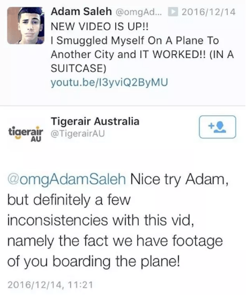 Nice Try Adam