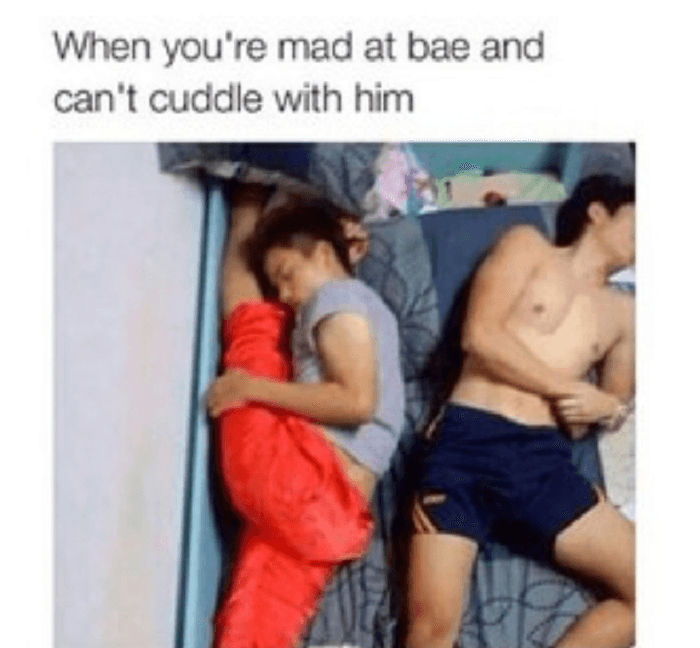 No Cuddling