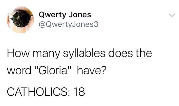 Catholics And Gloria