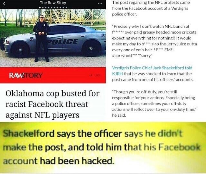 Facebook Police Officer