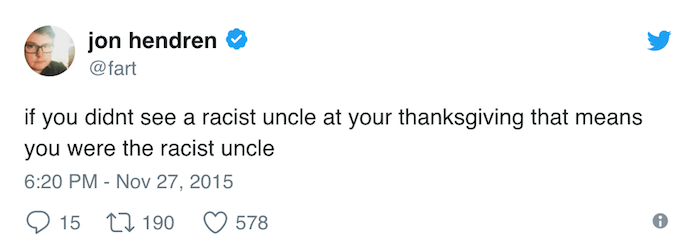 Racist Uncle