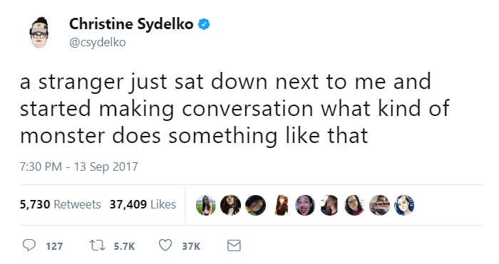 Funny Christine Sydelko Tweets