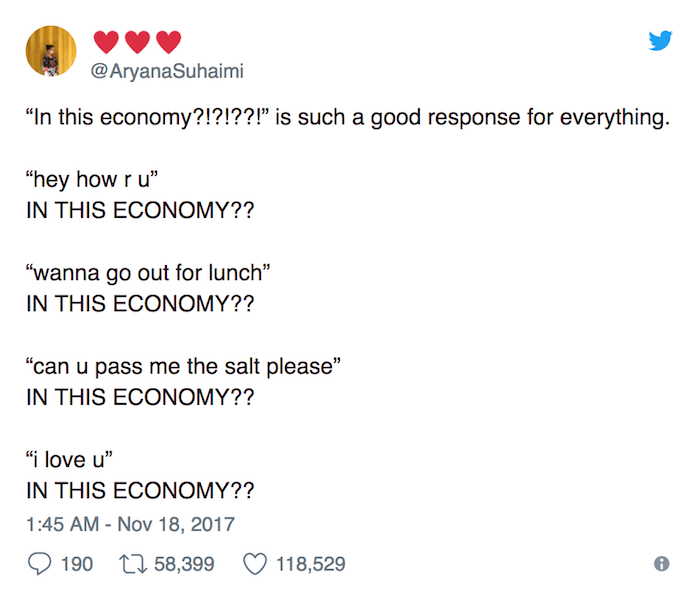 In This Economy