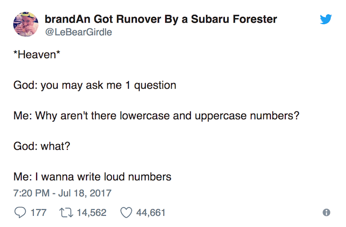 Loud Numbers