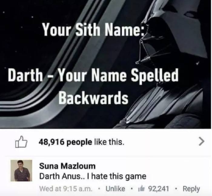 Sith Name