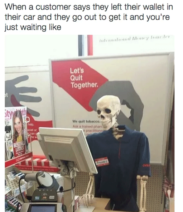 Skeleton Employee