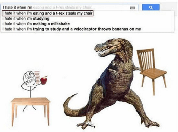 T Rex Chair Thief